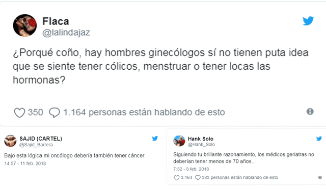 Twitter: Chica no quiere "ginecólogos hombres" y fue troleada 