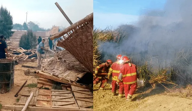 Centro de esparcimiento de la comunidad cristiana “Beraca” resultó afectada tras el incendio.