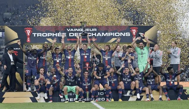 PSG goleó 4-0 al Mónaco y ganó la Supercopa de Francia