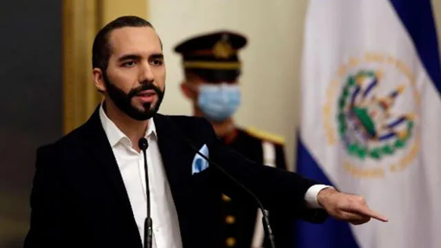 Nayib Bukele, presidente de El Salvador. Foto: AFP