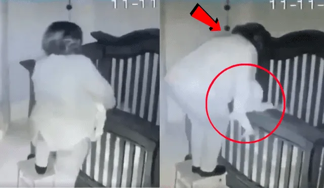 Youtube viral: Abuela intenta colocar a su nieto en la cuna y sufre terrible accidente [VIDEO]