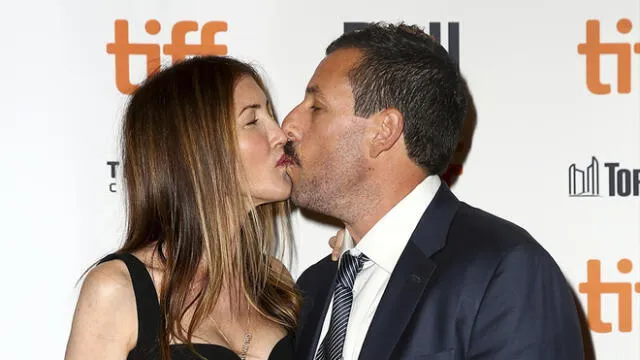 Adam Sandler y su esposa derrochan amor en el Festival de Cine de Toronto