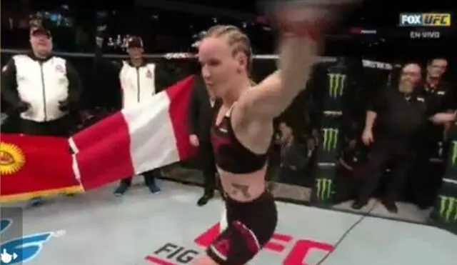 YouTube: Valentina Shevchenko bailó con bandera peruana para celebrar triunfo en UFC