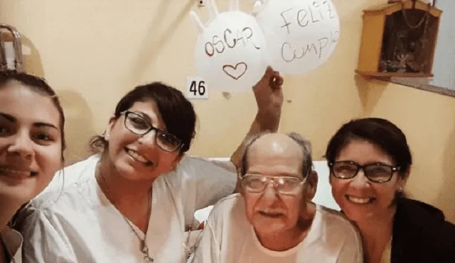 Facebook: anciano fingió estar enfermo para ir al hospital y no pasar solo su cumpleaños
