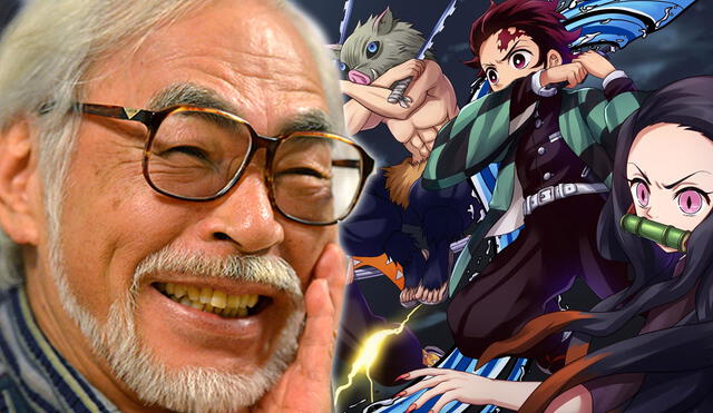 Entrevista del medio Flash a Hayao Miyazaki. Foto: AFP/ Ufotable