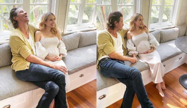Emma Roberts comparte en Instagram imágenes inéditas de su baby shower