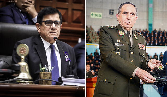 Requerimiento. Según las fuentes, las denuncias contra el general Walter Córdova Alemán afectan la institucionalidad del Ejército. Foto: composición LR
