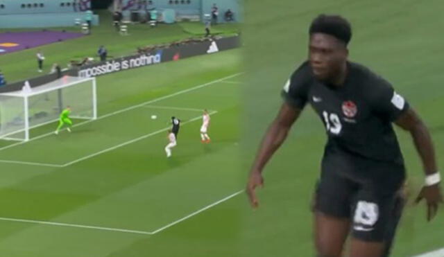 Alphonso Davies hace historia con Canadá. Foto: captura de DSports