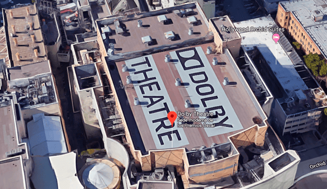 Google Maps: descubre curioso mensaje en el Dolby Theatre donde realizaron los ‘Oscars 2019’ [FOTOS]