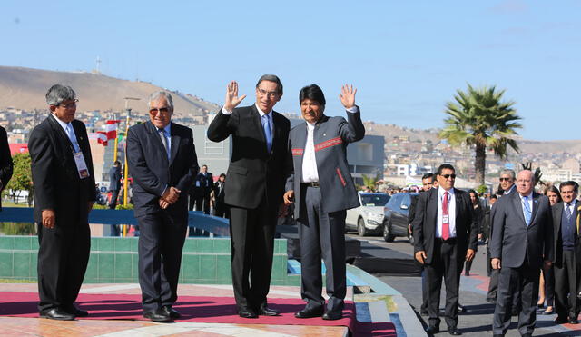 Gabinete Binacional Martin Vizcarra y Evo Morales
