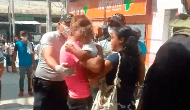 Extranjero usa a su hija como escudo para evitar ser detenido