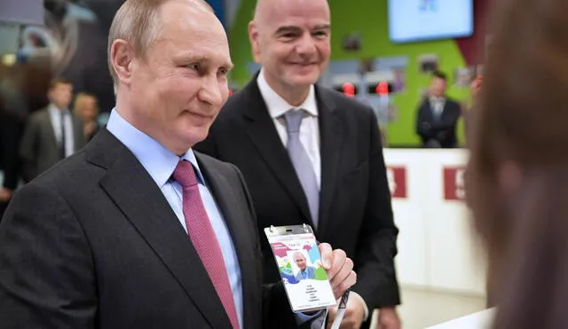 Infantino y Putin ya viven el Mundial