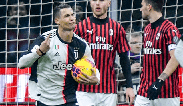 Juventus vs. Milan: Cristiano Ronaldo y el record envidiable disputando semifinales en el fútbol. Foto: AFP