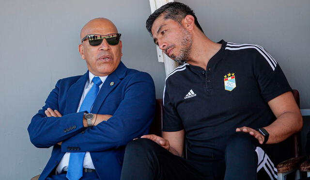 Roberto Mosquera es técnico de Sporting Cristal desde el 2020. Foto: Rodrigo Talavera/GLR