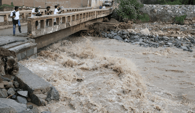 COEN: río Rímac está lejos de su nivel crítico de inundación