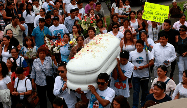 Familiares dan último adiós a niña asesinada en San Juan de Lurigancho