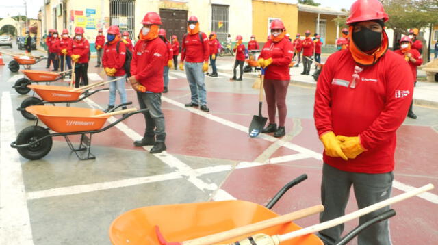 180 puestos de trabajo se generan con Trabaja Perú en distrito de la Libertad