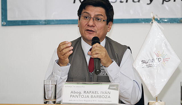 Chiclayo: investigan por fraude procesal a jefe de Sunarp