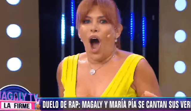 María Pía Copello y Magaly se lanzan terribles calificativos en 'duelo de rap'