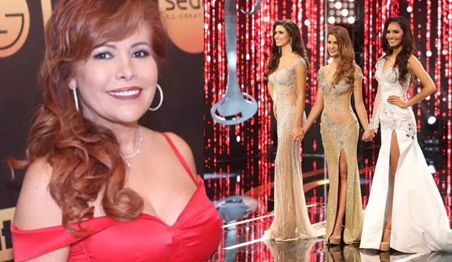 Magaly Medina fue jurado del Miss Perú 2017. Foto: composición LR/captura Latina