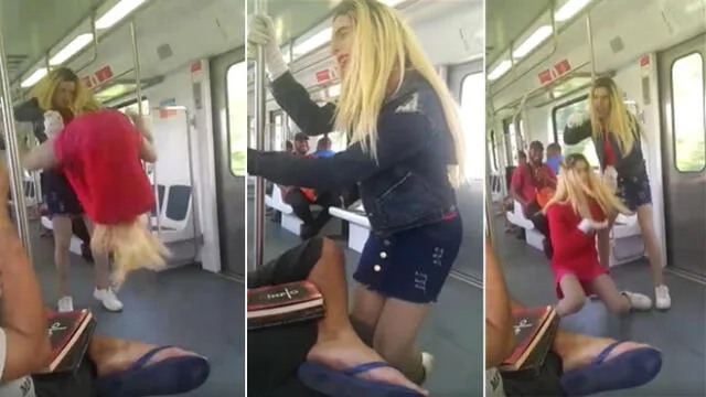 Desliza para ver cómo estos jóvenes se volvieron virales por recrear ‘¿Y dónde están las rubias?’ en un tren. Foto: Captura.