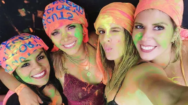 Isabel Acevedo compartió en Instagram fotos y videos con Alejandra Baigorria en fiesta de carnavales. Foto: Instagram