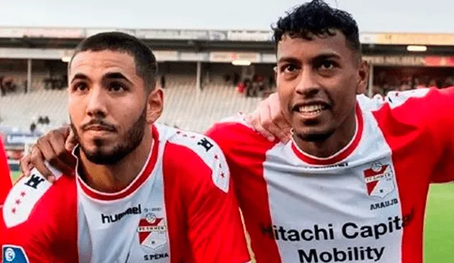 Los jugadores peruanos Sergio Peña y Miguel Araujo jugaron los 90 minutos en la victoria del Emmen sobre el Heracles por la Eredivisie.