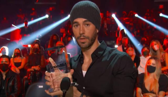 Enrique Iglesias agradece el premio Latin Billboard 2020 a mejor artista de todos los tiempos [VIDEO]