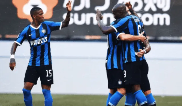 Lukaku marcó el primer gol del duelo para el Inter. (Créditos: AFP)