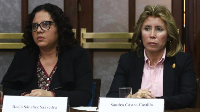 Ministerio Público ratifica a fiscales Rocío Sánchez y Sandra Castro