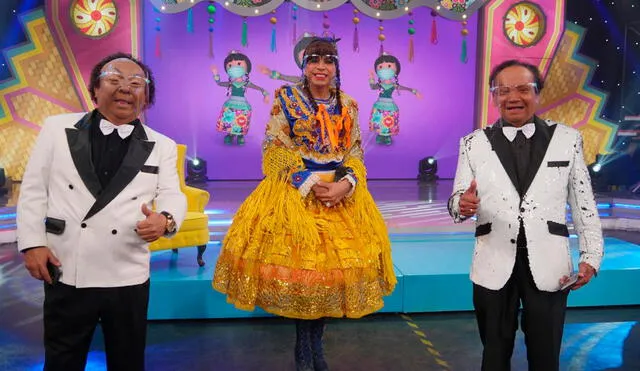 'Melcochita' volvió por la puerta grande al programa de la Chola Chabuca. Foto: difusión