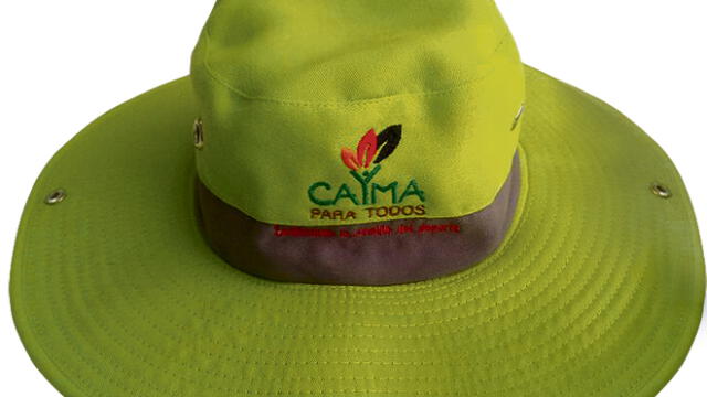 Sombreros inflados en municipio de Cayma