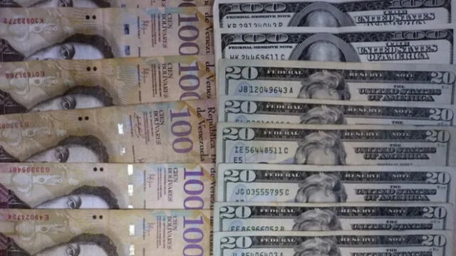 Cotización del dólar en Venezuela, según información de Dolar Today. Foto: AFP