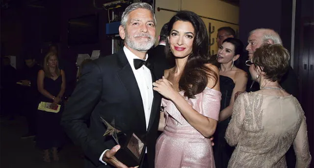 Amal a George Clooney: “Estoy muy orgullosa de ti”
