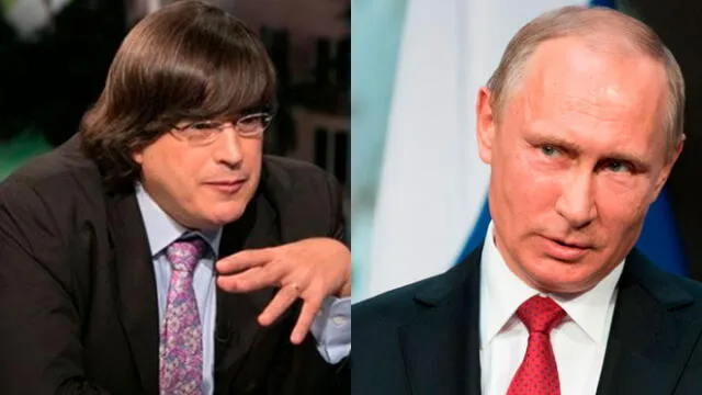 Jaime Bayly no se guardó nada contra el presidente de Rusia, Vladimir Putin. Foto composición: difusión