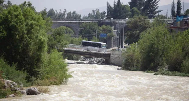 El caudal del río Chili incrementará en el transcurso del día. Foto: La República