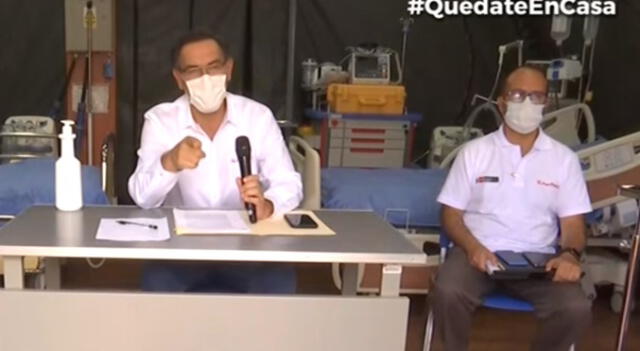 Presidente Vizcarra informó cantidad de pacientes que se curaron del COVID-19. Créditos: Captura Canal N.