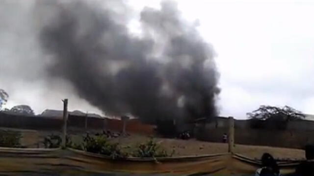 Puente Piedra: bomberos tratan de controlar incendio registrado en Zapallal [VIDEO] 