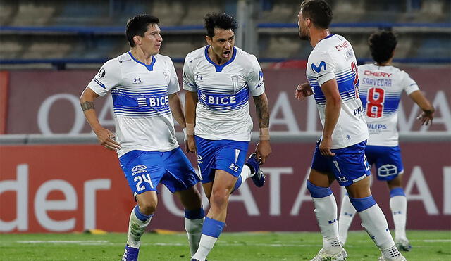 U. Católica venció a Internacional y se quedó con el tercer lugar del grupo E de la Copa Libertadores 2020. Foto: AFP