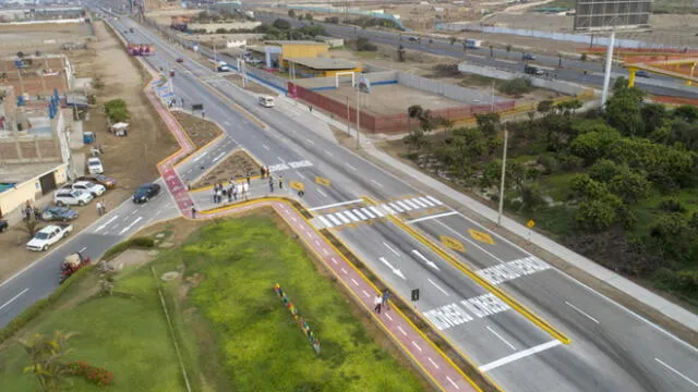 Esta arteria se suma al mejoramiento de los tramos 1 y 2 de la antigua Panamericana Sur.