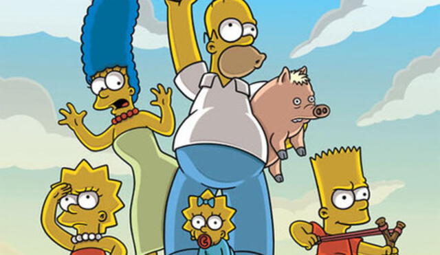 Imagen promocional de "Los Simpson" para celebrar su emisión en el país Angola. Foto: GTRES