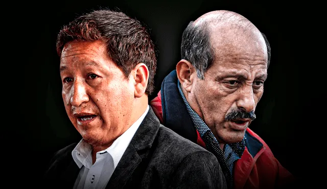 Guido Bellido y Héctor Valer renunciaron a Perú Libre y Perú Democrático, respectivamente. Foto: composición Gerson Cardoso/LR
