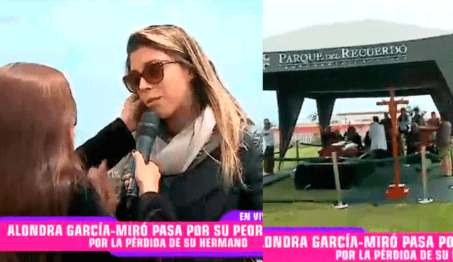 Alondra García sufre la pérdida de su hermano [VIDEO]