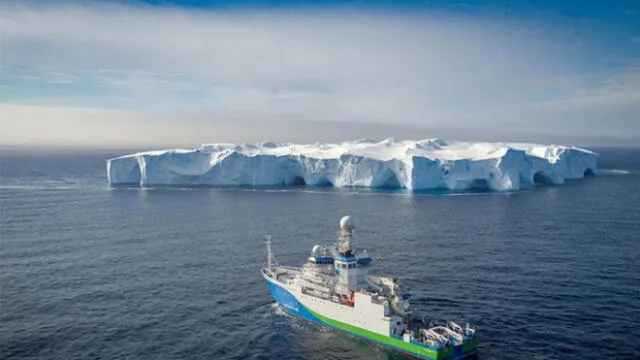 El barco Research Vessel Investigator analizó el aire en el Océano Antártico. Foto: Difusión.