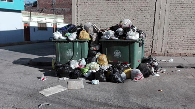 Arequipa: quejas por no recolección de basura 