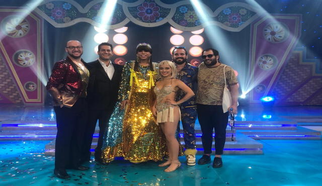 Kanaku y el Tigre junto a la Chola Chabuca y Jely Reátegui. (Foto: Difusión)