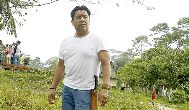 Cabecilla. Isaac Huamán Pérez, hoy preso en Pucallpa.