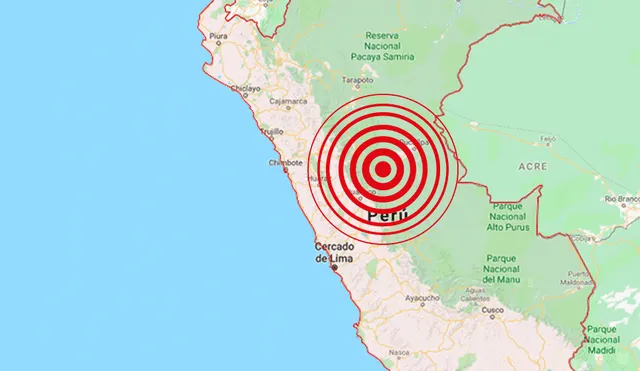IGP registró sismo de magnitud 4.3 en Huánuco esta madrugada