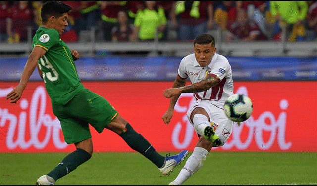 Venezuela vs. Bolivia: Darwin Machís anotó su doblete en partido de la Copa América 2019. | Foto: AFP