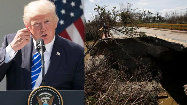 Donald Trump confirma que visitará Puerto Rico tras el caos que provocó el huracán María